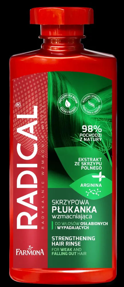 Farmona Radical Strengthening Žvynelinės plaukų skalavimas silpniems ir slenkantiems plaukams 400 ml - Kosmetika