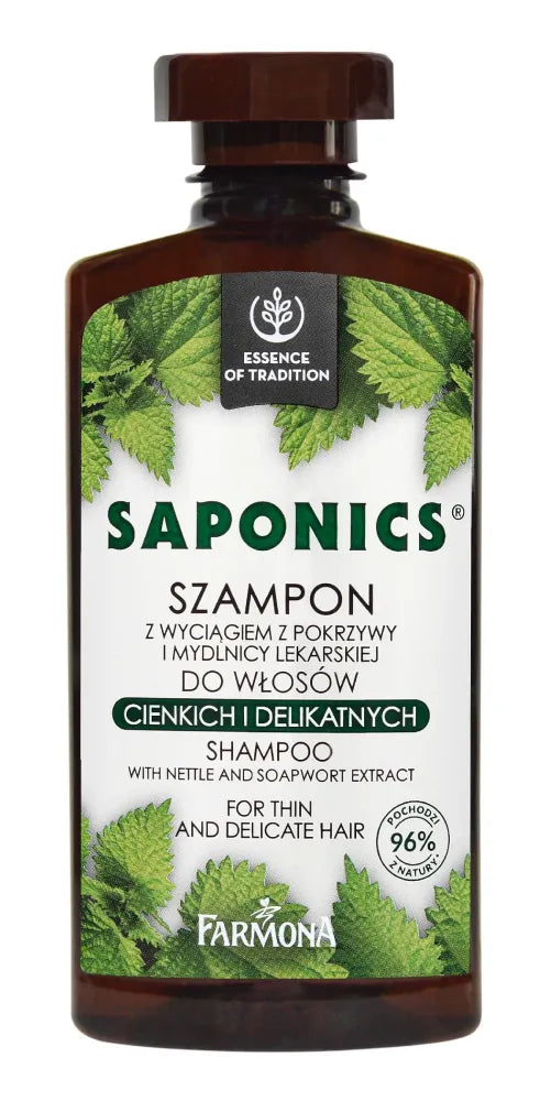 Farmona Saponics šampūnas ploniems ir subtiliems plaukams 330ml - Kosmetika