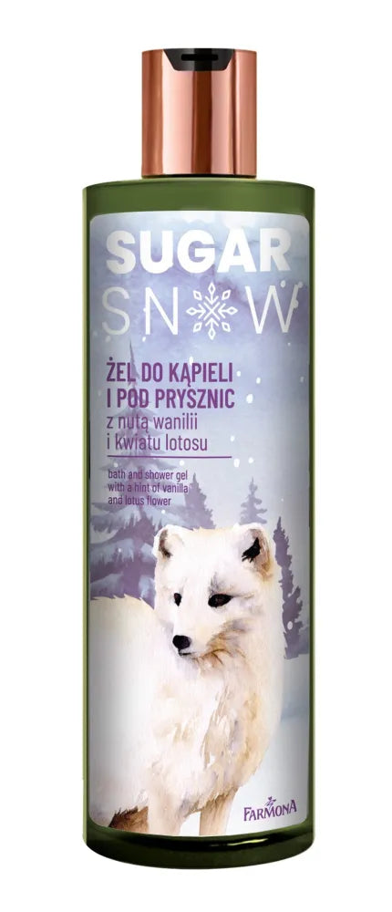 FARMONA Sugar Snow Bath and Shower Gel with a hint of vanilla lotus flower 400 ml - Kosmetika