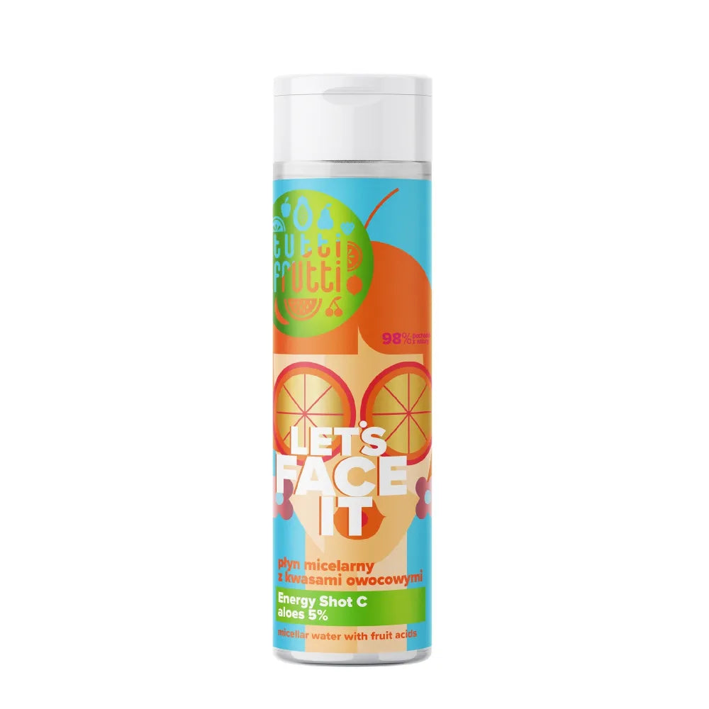 FARMONA Tutti Frutti Let’s Face It Micelinis skystis su vaisių rūgštimis 200ml - Kosmetika