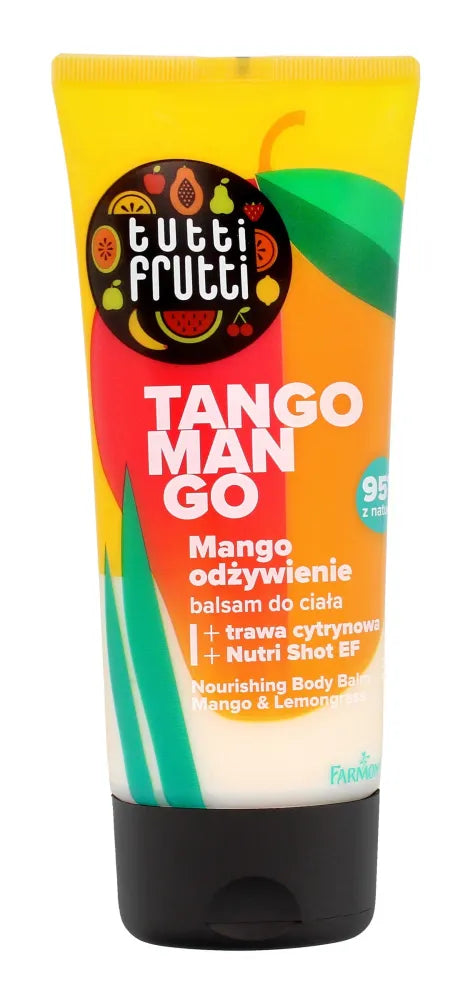Farmona Tutti Frutti Maitinantis kūno balzamas ’Tango Mango’ - Mango & Lemongrass 200ml - Kosmetika