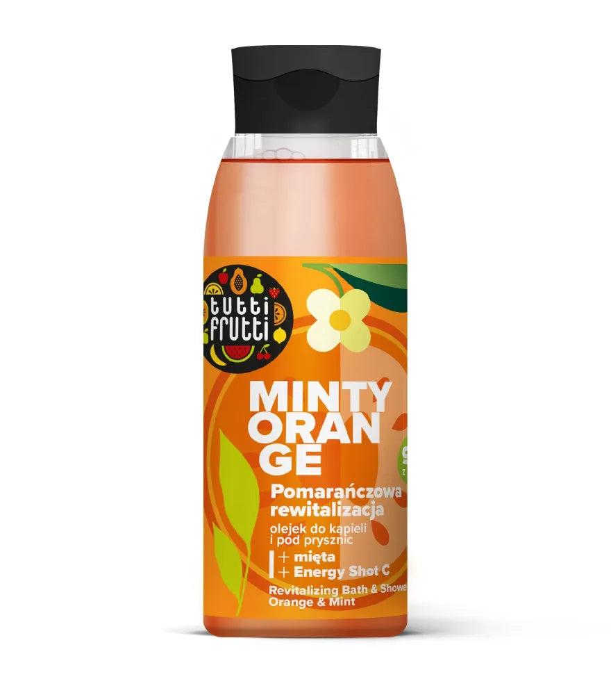 Farmona Tutti Frutti Minty Orange vonios ir dušo aliejus Apelsinų atgaivinimas 400ml - Kosmetika
