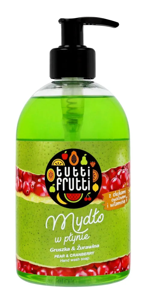 Farmona Tutti Frutti Skystas muilas Kriaušė ir Spanguolė 500ml - Kosmetika