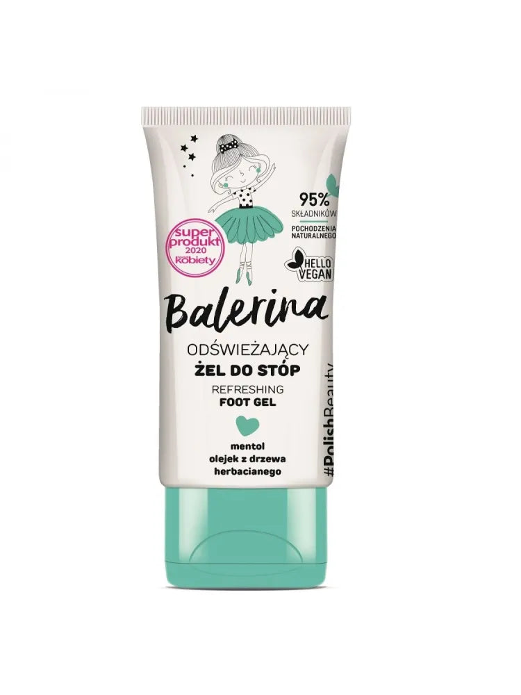 FLOS LEGS Ballerina Atgaivinantis Pėdų Gelis 50ml - Kosmetika