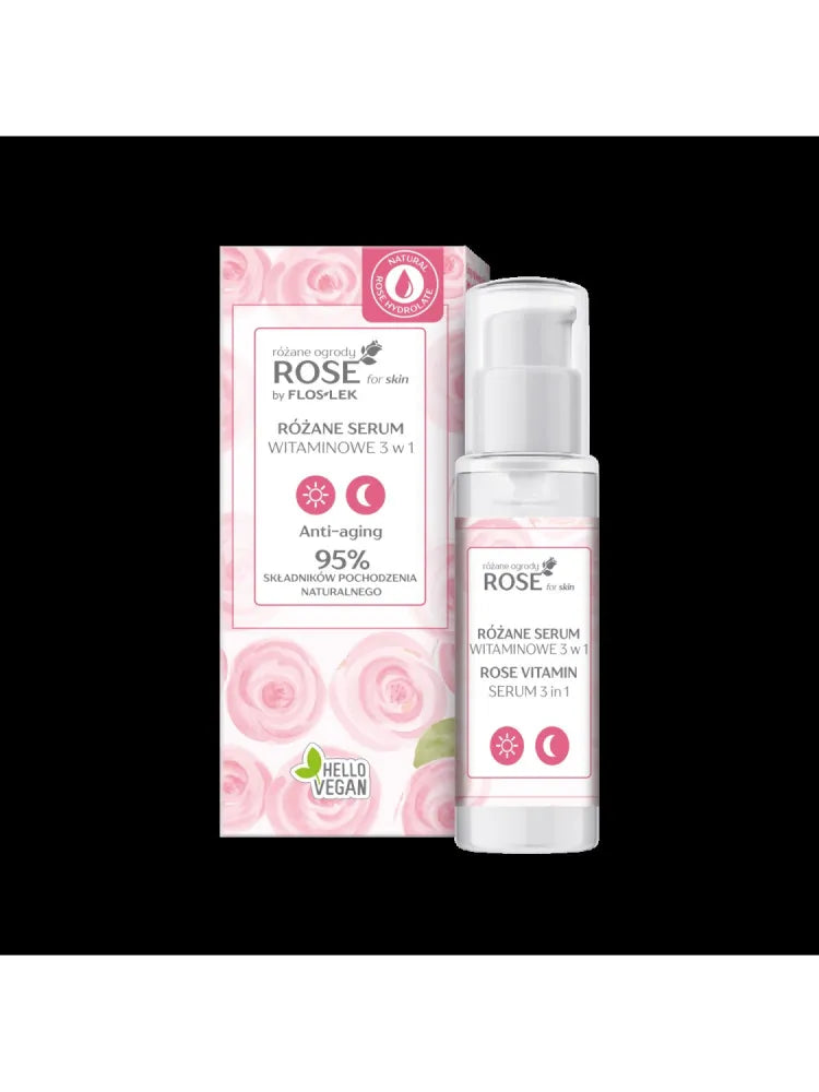 FLOS ROSE FOR SKIN Vitaminų serumas - Kosmetika