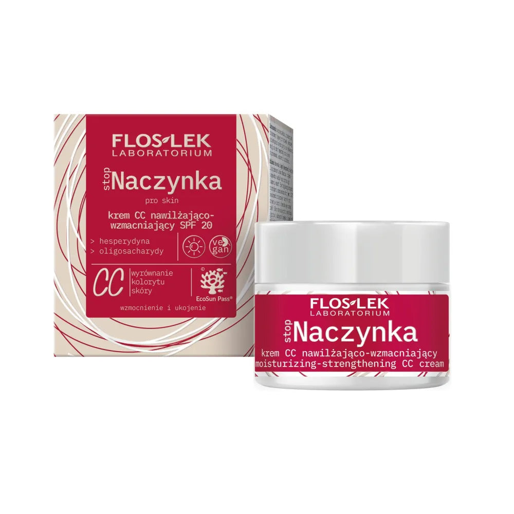FLOS STOP NACZYNKA CC kremas stiprinantis dienai - Kosmetika