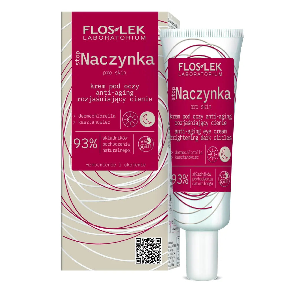 FLOS STOP Naczynka Kremas tamsiems ratilams - Kosmetika