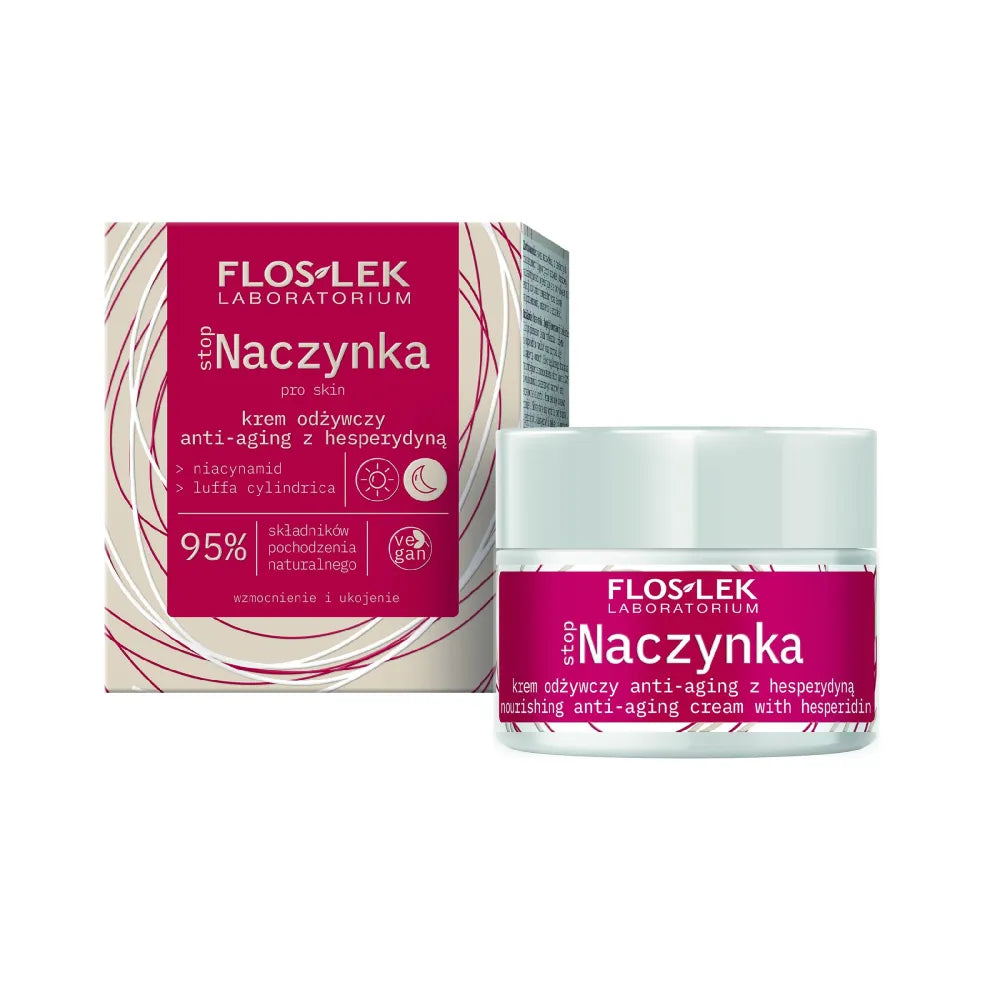 FLOS STOP NACZYNKA Maistingas senėjimą stabdantis kremas dienai/nakčiai - Kosmetika