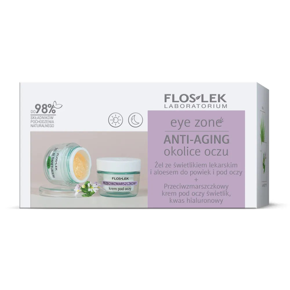 FLOSLEK Eye Zone Anti - Aging dovanų rinkinys aplink akis - Kosmetika