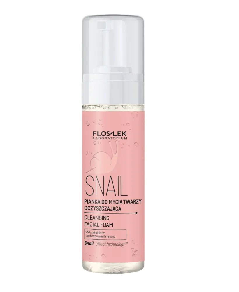 FLOSLEK Snail Cleansing Foam for Face 160 ml - Kosmetika