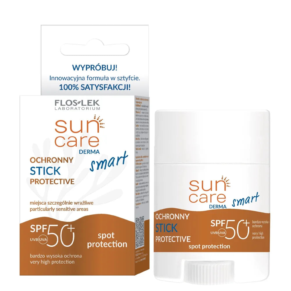 FLOSLEK Sun CAre Derma Smart Apsauginis Stiklas SPF 50+ 20 g - Kosmetika