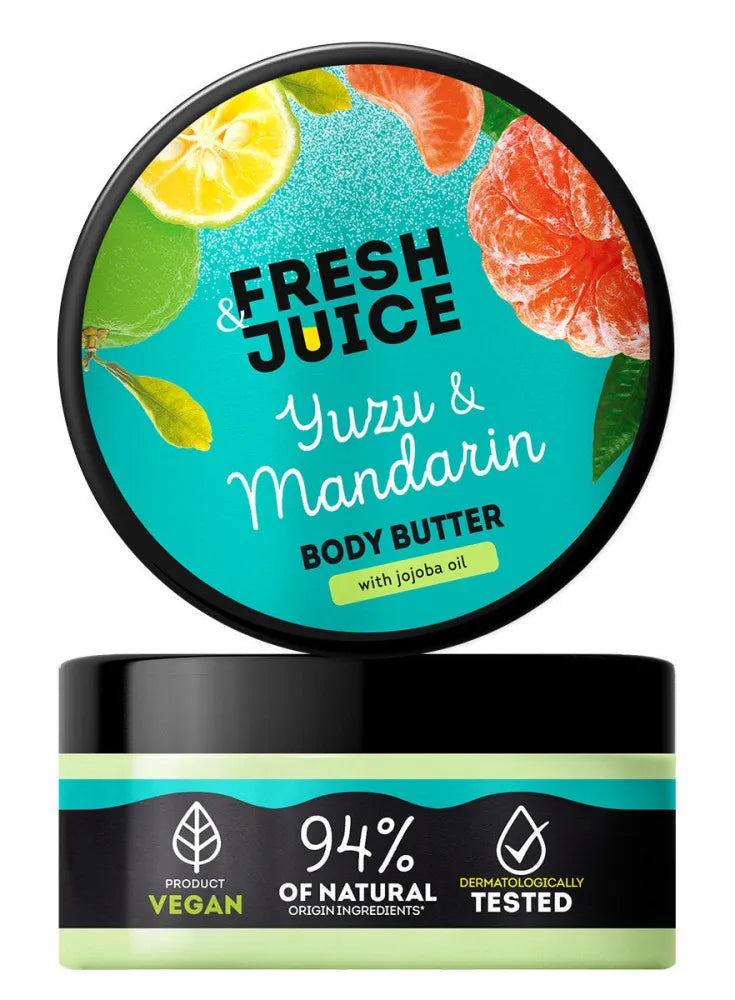 FRESH JUICE Yuzu and Tangerine Body Butter 200 ml - Kosmetika