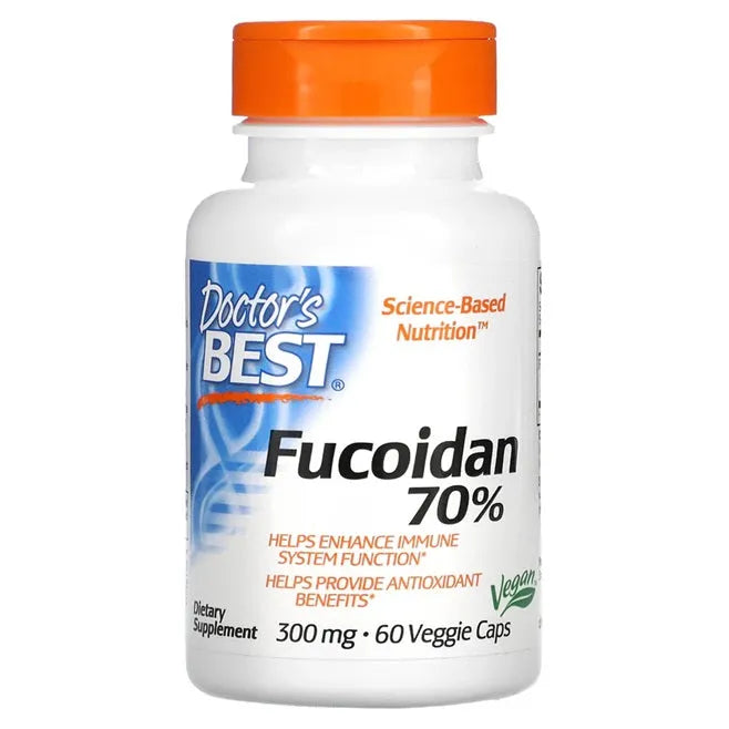 Fucoidan 70% 300mg - 60 vcaps - Doctor’s Best - Papildai