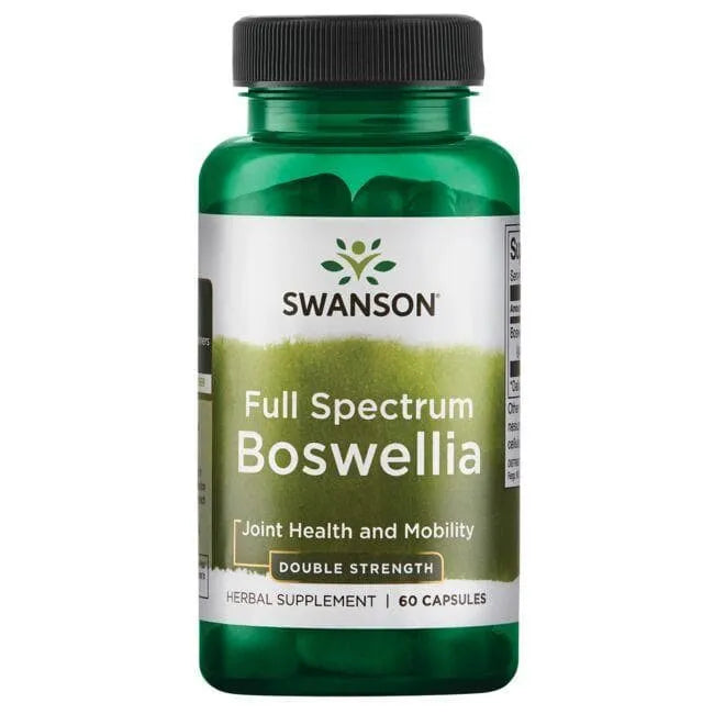 Full Spectrum Boswellia - Double Strength - Bosvelija - N60 - Swanson - Papildai
