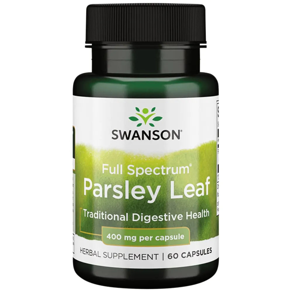 Full Spectrum Parsley Leaf 400mg 60 CAPS - Swanson - Papildai