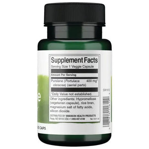 Full Spectrum Purslane - Portulaka - 400 mg - N60 - Swanson - Papildai