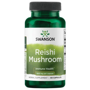 Full Spectrum Reishi Mushroom - 600 mg - N60 - Swanson - Papildai