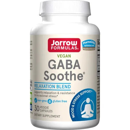 GABA Soothe - 30 vcaps - Jarrow Formulas - Papildai