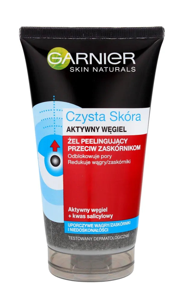 Garnier Skin Naturals Pure Active Charcoal Šveičiamasis Gelis Intensyvus 150ml - Kosmetika