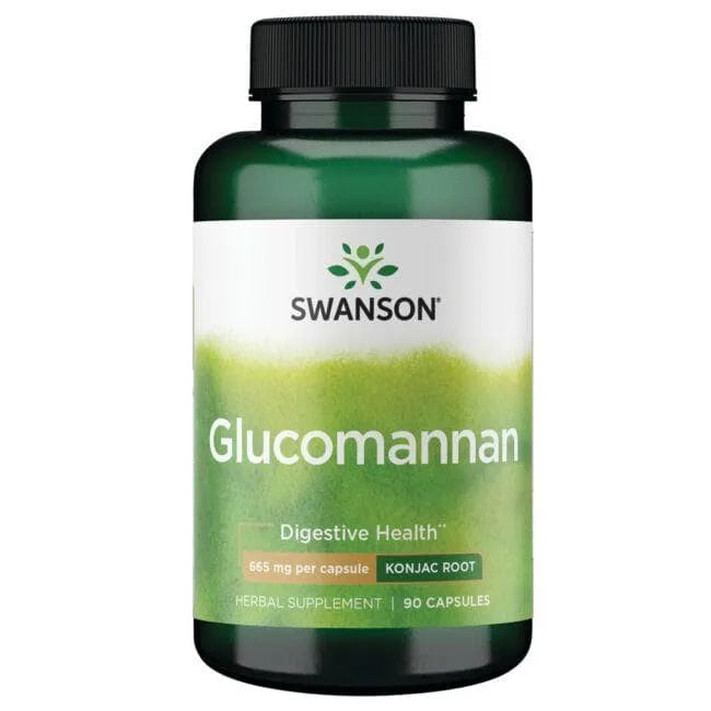 Glucomannan - Leopardinis amorfofalas - 665 mg - N90 - Swanson - Papildai