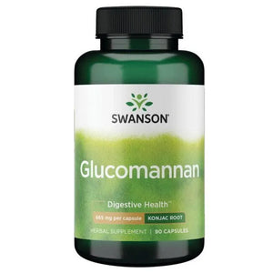 Glucomannan - Leopardinis amorfofalas - 665 mg - N90 - Swanson - Papildai