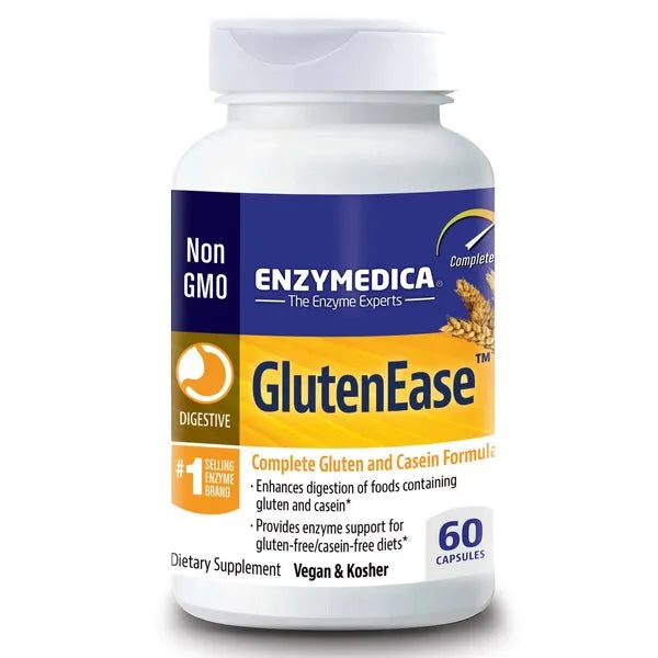 GlutenEase - 60 caps - Enzymedica - Papildai