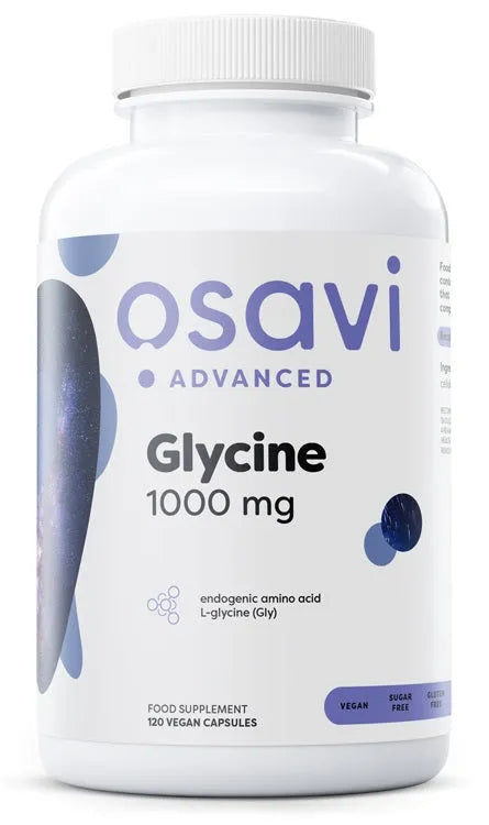 Glycine 1000mg - 120 vegan caps - Osavi - Papildai