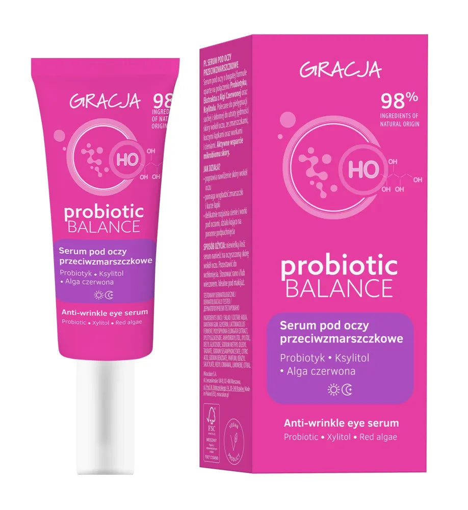 GRACJA Probiotic Balance Anti-wrinkle aki serumas 20 ml - Kosmetika