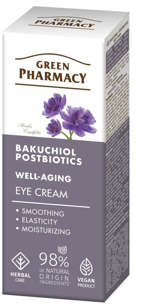 GREEN PHARMACY Bacuchiol + Postbiotics Anti-Aging Eye Cream 15 ml - Kosmetika