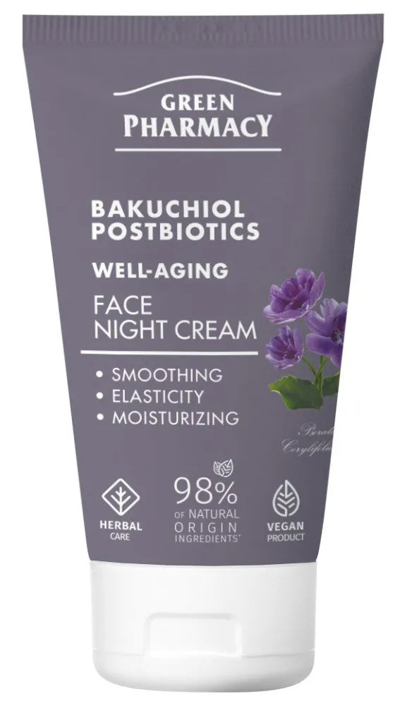 GREEN PHARMACY Bacuchiol + Postbiotics Anti-Aging Night Cream 50 ml. - Kosmetika