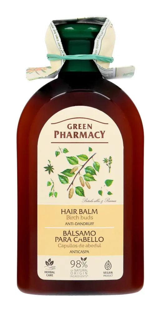 Green Pharmacy Dandruff Hair Balsam - Beržų pumpurai 300ml - Kosmetika