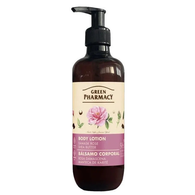GREEN PHARMACY Multi Body Lotion Damask Rose ir Shea Butter 400 ml - Kosmetika