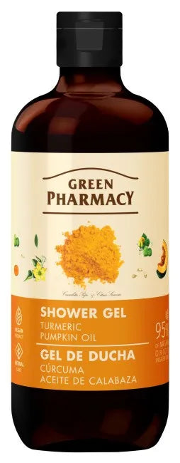 GREEN PHARMACY Multi Shower Gel Ciberžolė + Moliūgų Aliejus 500 ml - Kosmetika