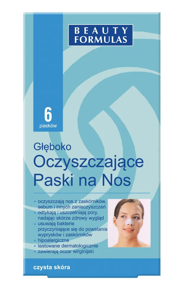 Grožio formulės odos priežiūra Giliai valančios nosies juostelės - Kosmetika