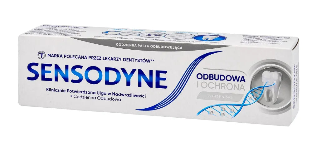 GSK Sensodyne dantų pasta Atstatymas ir apsauga Balinimas 75ml - Kosmetika