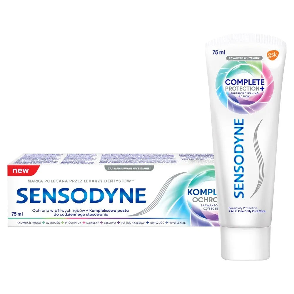 GSK SENSODYNE Dantų pasta COMPLETE PROTE.WHITE - Kosmetika