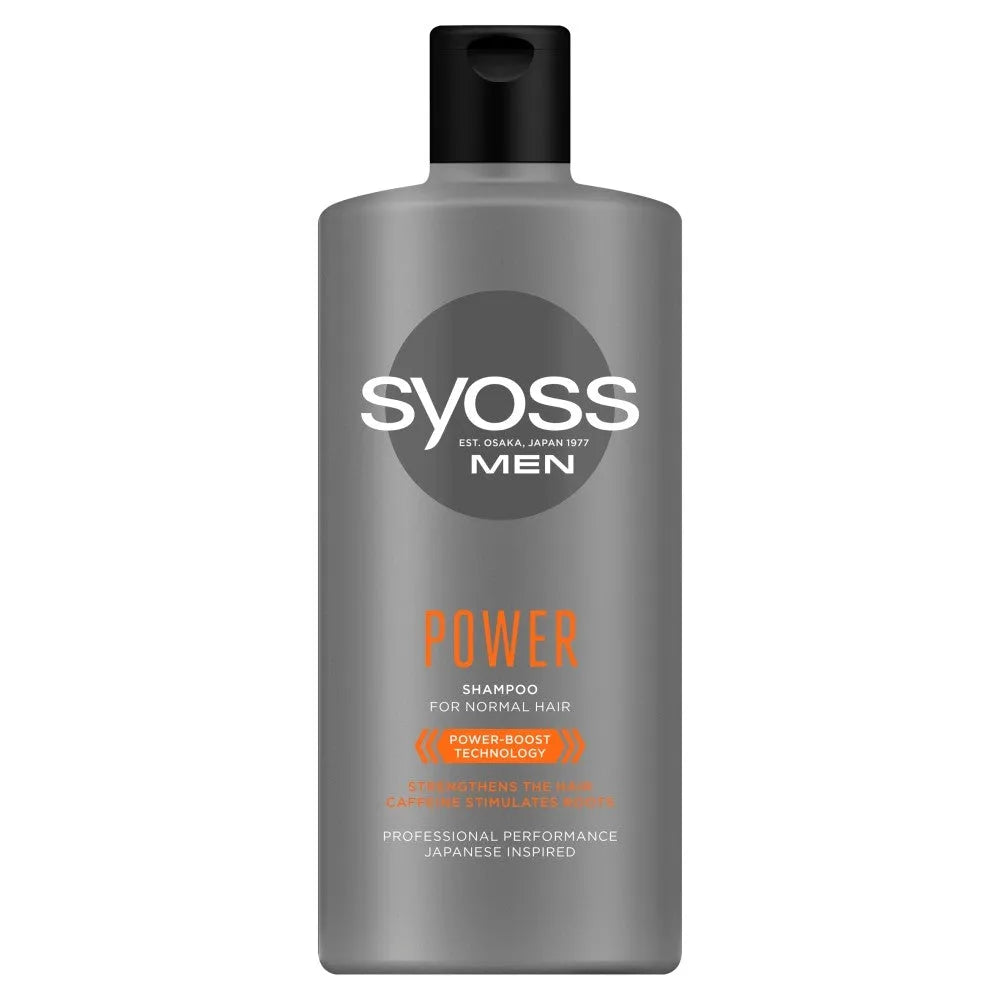 H SYOSS MEN POW šampūnas 440 ml - Kosmetika