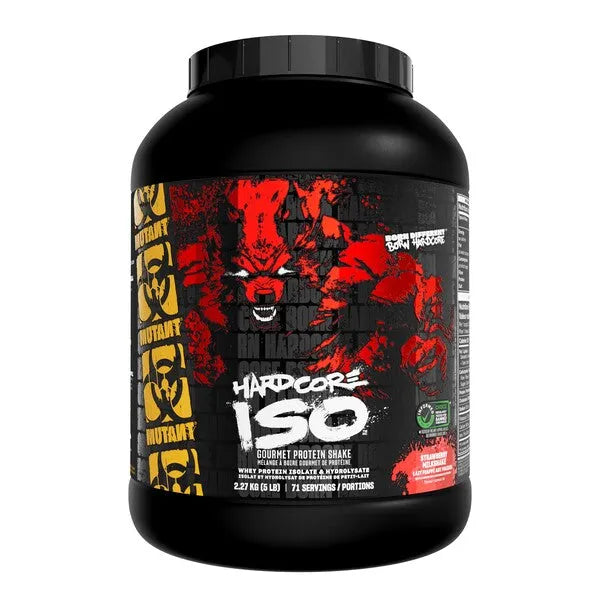 Hardcore Iso Strawberry Milkshake - 2270g - Mutant - Sporto papildai