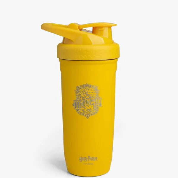 Harry Potter Collection Stainless Steel Shaker Hufflepuff - 900 ml - SmartShake - Sporto papildai