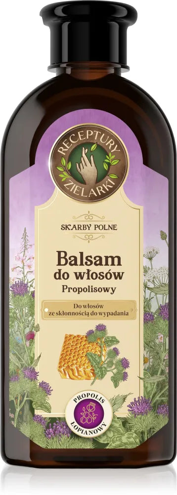 HERBAL RECIPES Skarby Polne Propolis ir Dedešvų balzamas plaukų slinkimui 350ml - Kosmetika