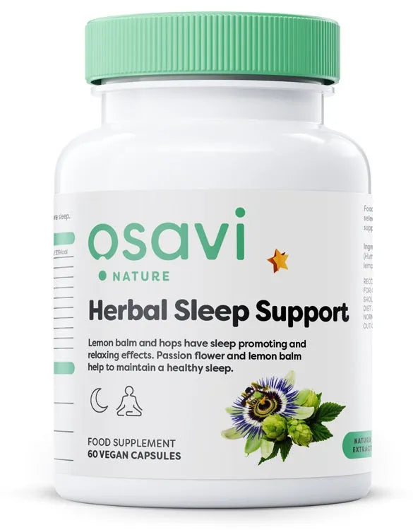 Herbal Sleep Support (Melatonin Free) - 60 vegan caps - Osavi - Papildai
