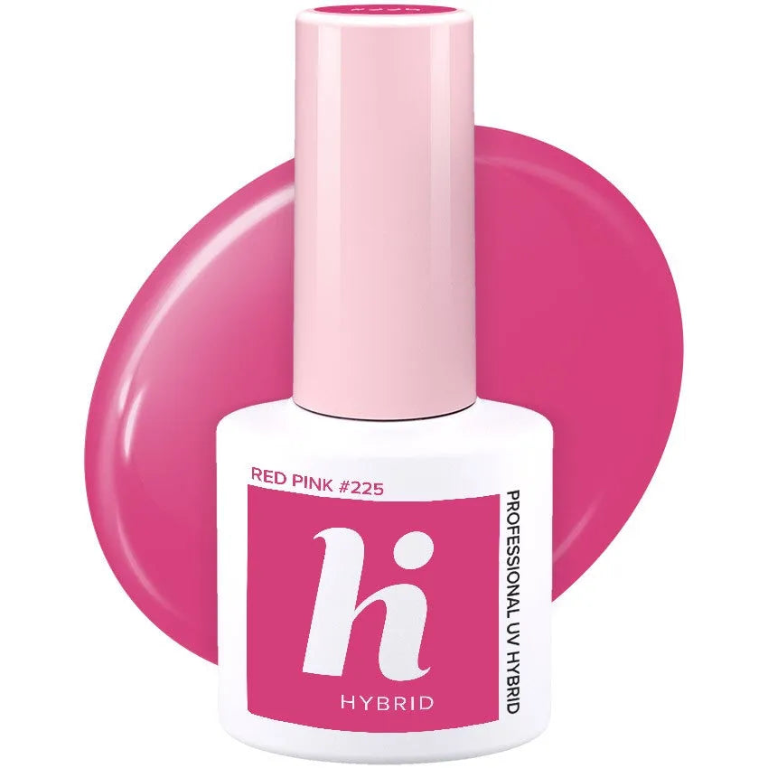 Hi Hybrid Lakštas Nr. 225 Raudona Rožinė 5ml - Kosmetika