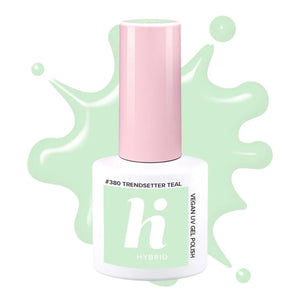 HI HYBRID Varnish 380 Trendsetter Teal 5 ml. - Kosmetika