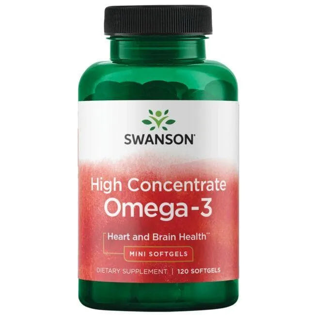 High Concentrate Omega-3 - N120 - Swanson - Papildai
