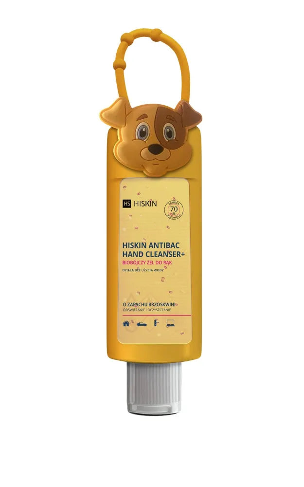HISKIN Antibac Hand Cleanser+ Biocidal Gel su persikų kvapu - šunims (75ml butelis + dėžutė) - Medicinos ir slaugos