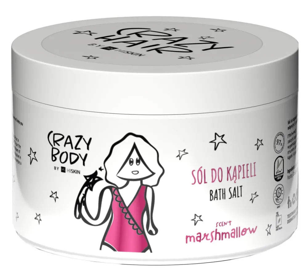 HISKIN Crazy Body Bath Salt - MARSHMALLOW 300 g - Kosmetika