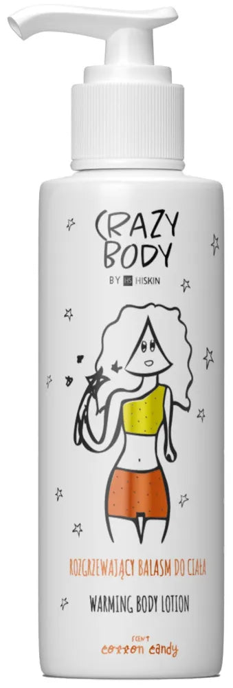 HISKIN Crazy Body Warming Lotion - COTTON CANDY 300 ml. - Kosmetika
