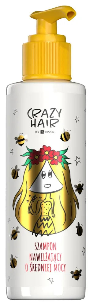 HISKIN Crazy Hair Moisturizing Medium Strength Shampoo - with honey 300 ml - Kosmetika