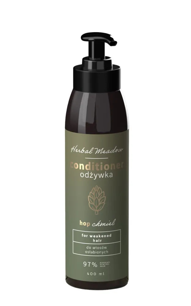 HISKIN Herbal Meadow Conditioner Hops - silpniems plaukams 400 ml - Kosmetika