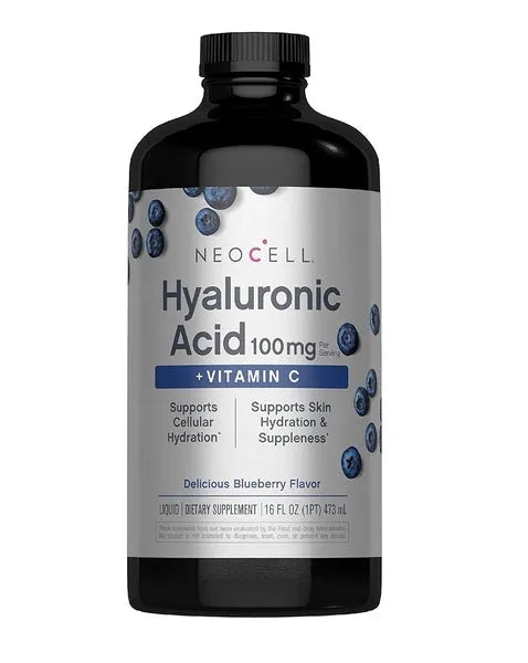 Hyaluronic Acid Liquid Blueberry - 473 ml - NeoCell - Papildai